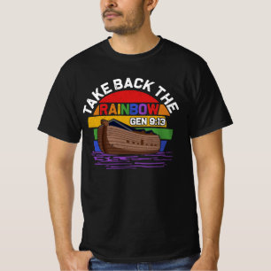 Camiseta Recuperar el orgullo arcoiris en la promesa del Pa