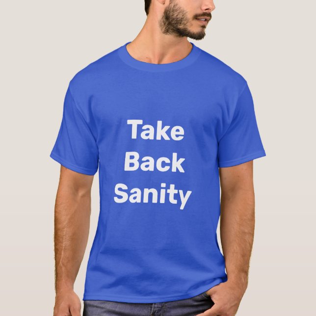 Camiseta Recuperar la Cordura (Anverso)