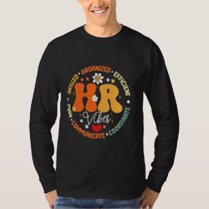 Camiseta Recursos humanos HR Vibes Analyst Employee Appreci