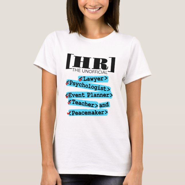 Camiseta Recursos humanos Recursos humanos no oficiales gra (Anverso)