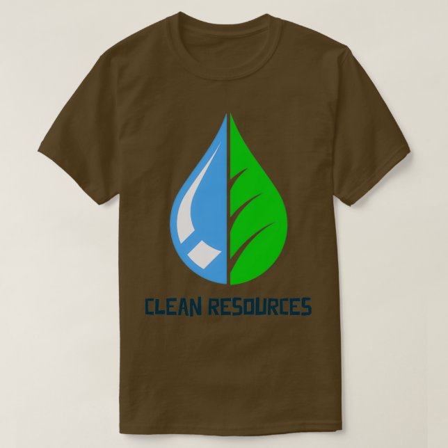 Camiseta Recursos limpios para el futuro (Diseño del anverso)