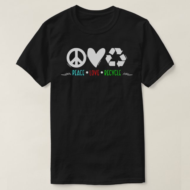 Camiseta Recycle Earth Day  Recycling  (Diseño del anverso)