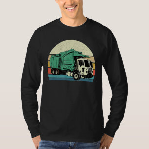Camiseta Recyclin del recolector de basura del camión de ba