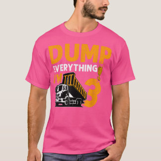 Camiseta Recycling Trash 3-Year-Old Garbage Truck Lover 3rd