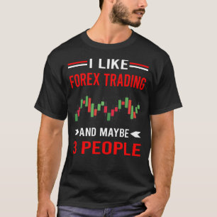 Camiseta Red 3 Personas Comerciantes de Forex