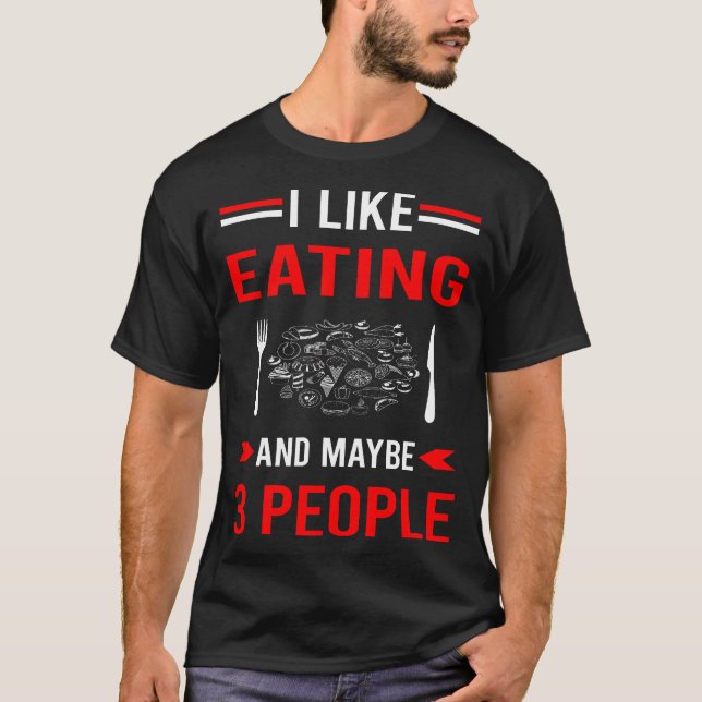 Camiseta Red 3 Personas Comiendo (Anverso)