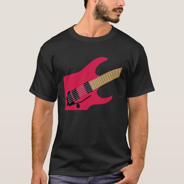 Camiseta Red Air Guitar Player Joke Air Guitarist Musicians (Anverso)