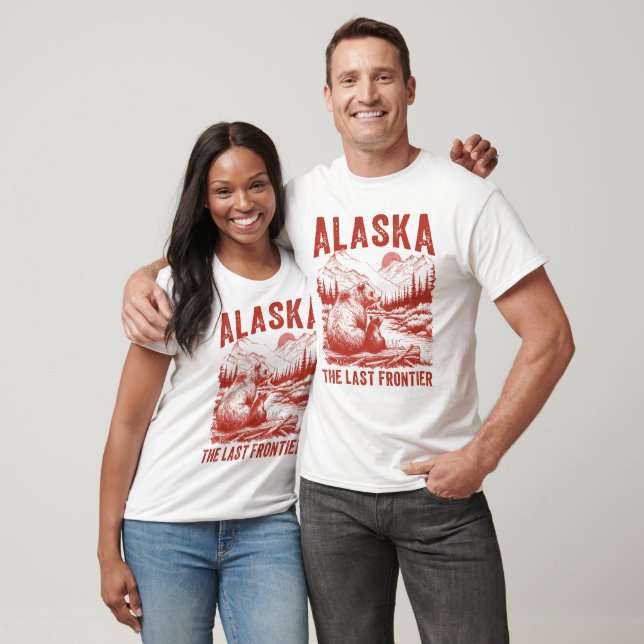 Camiseta Red Alaska Grizzly Frontier Tee (Unisexo)