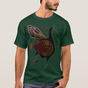 Camiseta Red and Black Bird from Ancient Greece