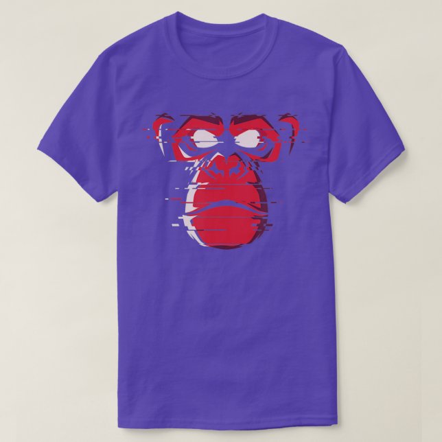 Camiseta Red Angry Gorilla Ape Monkey Chimp (Diseño del anverso)