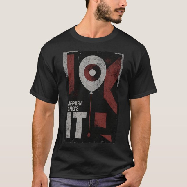 Camiseta Red Balloon Horror: Classic Fear Reimagined (Anverso)