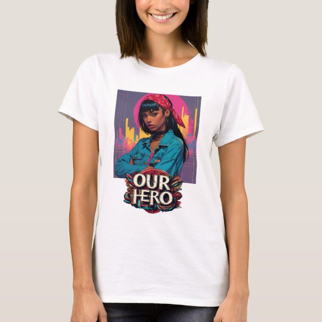 Camiseta Red Bandana Girl Our Hero Music Concert (Anverso)