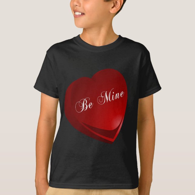 Camiseta Red Be Mine Heart (Anverso)