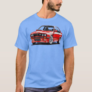 Camiseta Red Bmw M3 E30