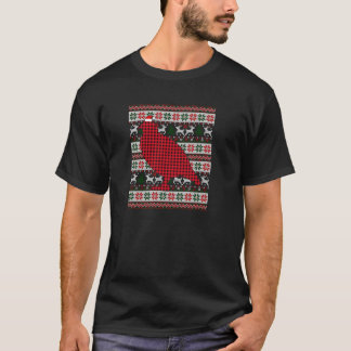 Camiseta Red Buffalo Plaid Partridge Amantes de la Fea Fami