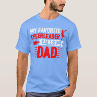 Camiseta Red Cheer Dad Family Father Cheerleader Squad boy 