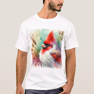 Camiseta Red crested cardinal 060824AREF107 - Watercolor