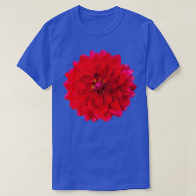 Camiseta Red Dahlia (Diseño del anverso)
