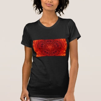 Camiseta RED DAHLIA FLOWERS Resumen Floral