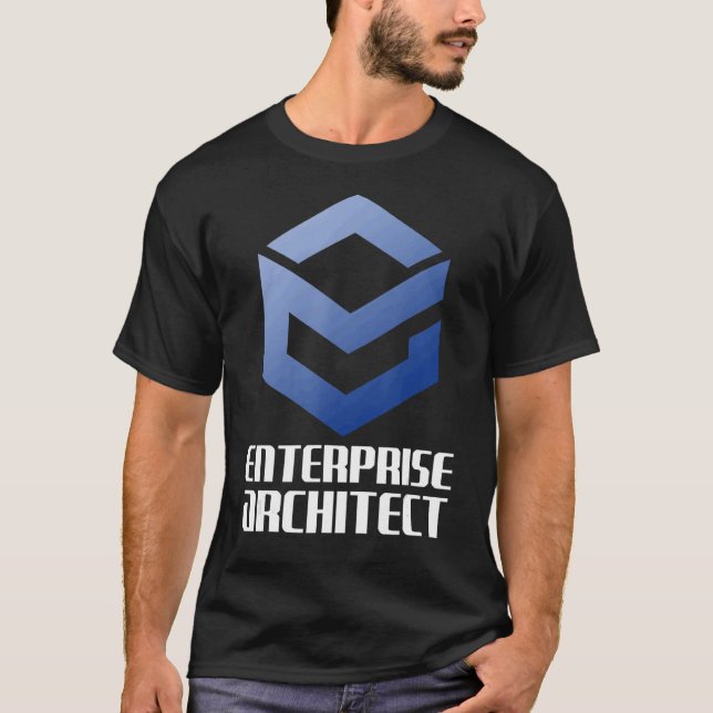 Camiseta Red de ciencia digital de datos de Enterprise Arch (Anverso)