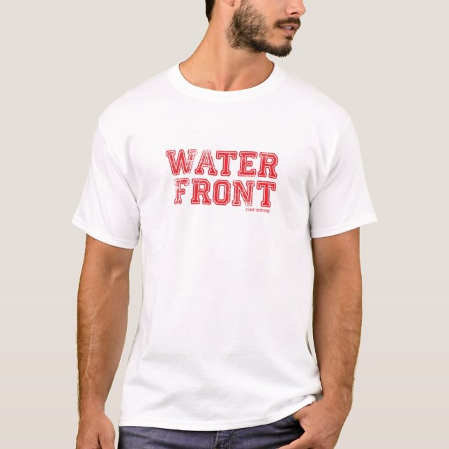 Camiseta /Red de la costa en blanco (Anverso)