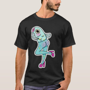 Camiseta Red de Pescado (Sirena Inversa) Versión Rosa