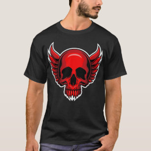 Camiseta Red demon skull 1
