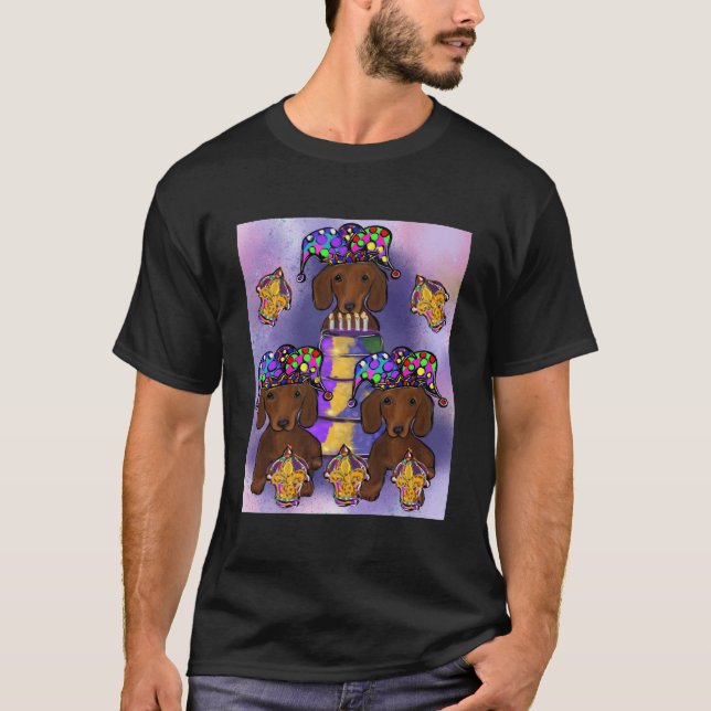 Camiseta Red Doxie Carnaval (Anverso)