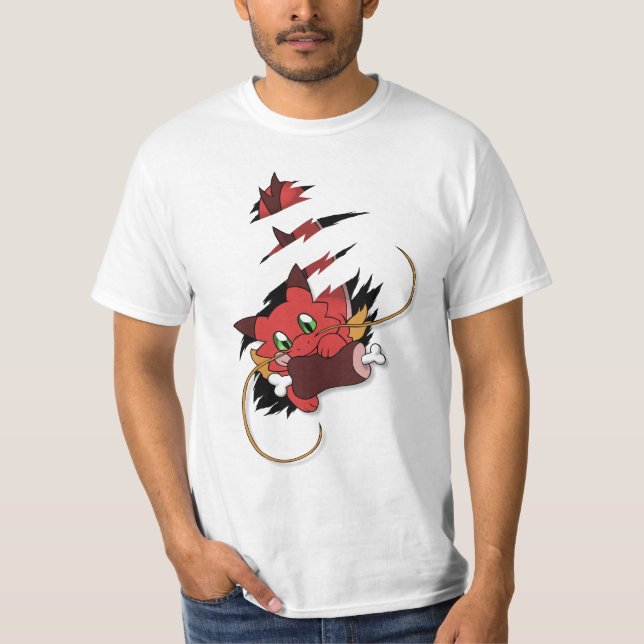 Camiseta Red Dragon eats meat (Anverso)