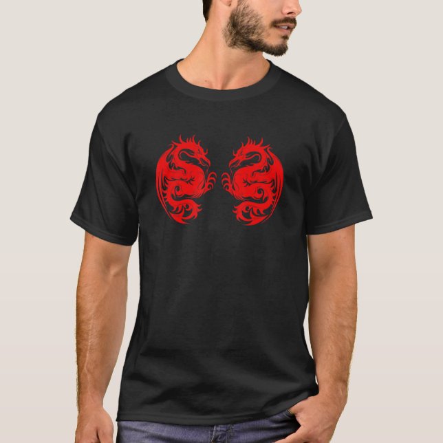 Camiseta Red Dragon Men Women (Anverso)