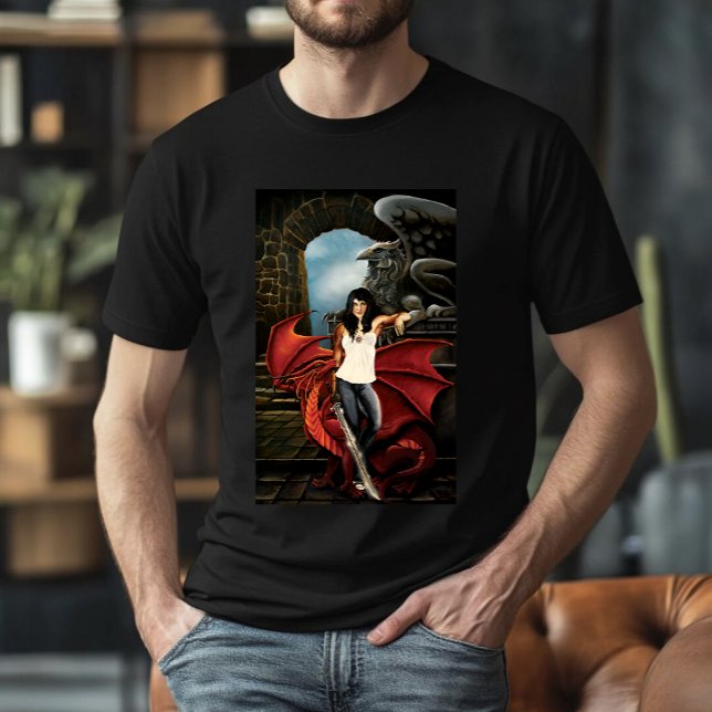 Camiseta Red Dragon Urban Fantasy (Subido por el creador)