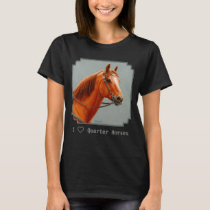 Camiseta Red Dun Chestnut Sorrel Western Quarter Horse