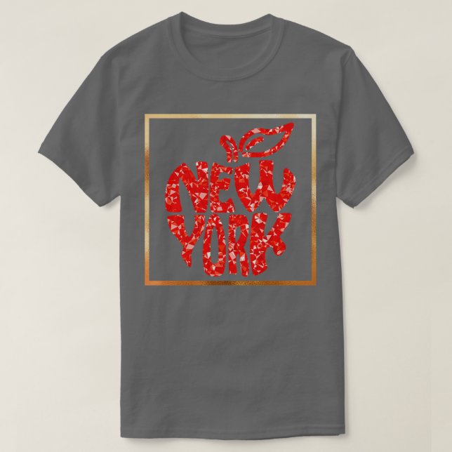 Camiseta Red Eapple New York Big Apple Gift (Diseño del anverso)