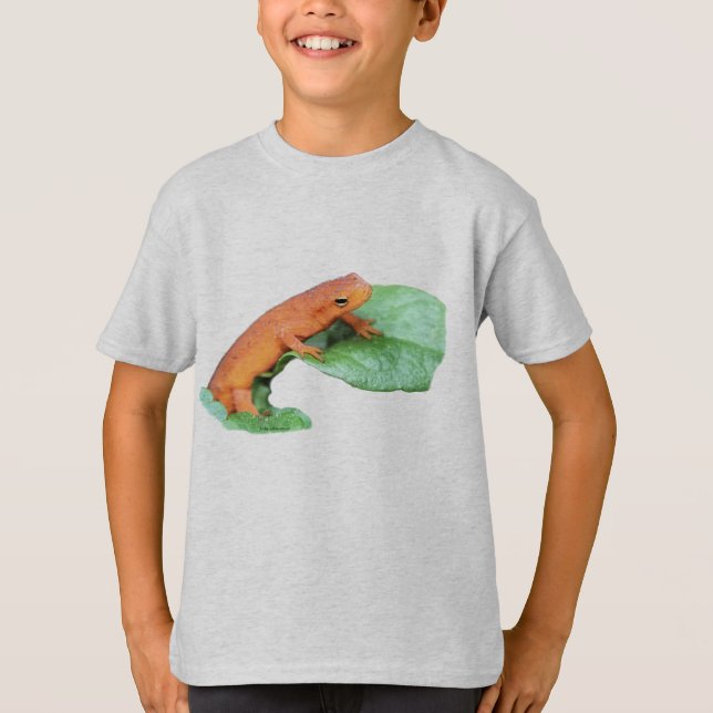 Camiseta Red Eft Naranja Salamander Naturaleza (Anverso)