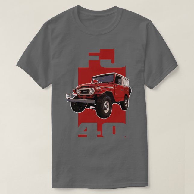 CAMISETA RED FJ40 (Diseño del anverso)
