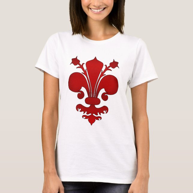 Camiseta Red fleur de lis (Anverso)