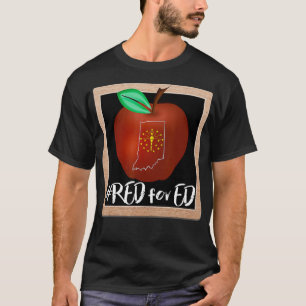 Camiseta Red For Ed Education Teacher Protest Walkout India