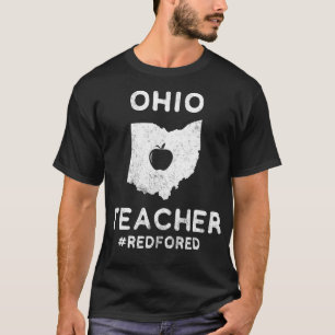 Camiseta Red For Ed Ohio Teacher Public Education