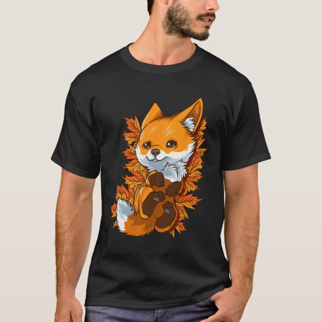 Camiseta Red Forest Fox Byby Fall Hello Otumn Fun (Anverso)