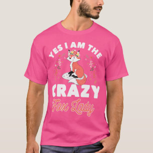 Camiseta Red Fox Sí Soy La Loca Señora Fox
