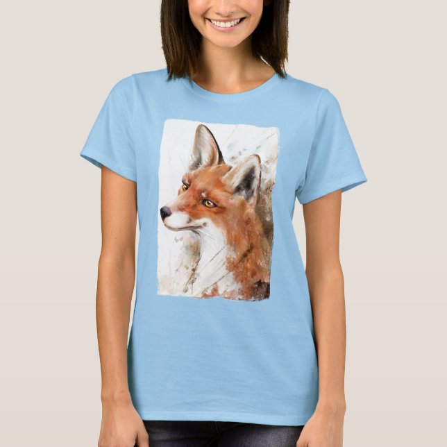 Camiseta Red Fox Wall Art Forest (Anverso)