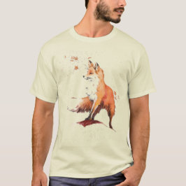 Camiseta Red Fox Watercolor