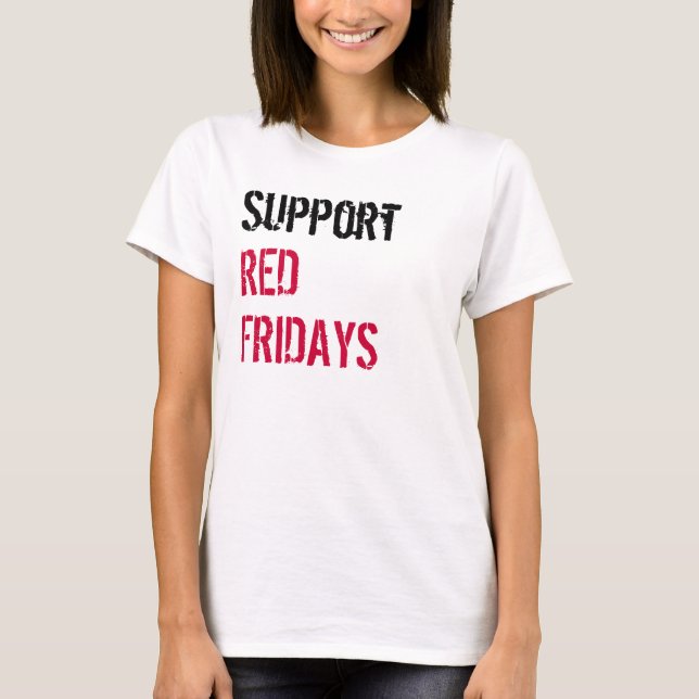Camiseta Red Friday (Anverso)