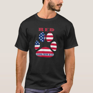 Camiseta RED Friday Military Service Dogs  Veteran Gift Ide