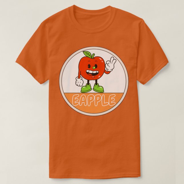 Camiseta Red Funny Eapple stricht (Diseño del anverso)