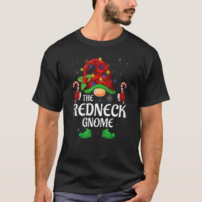 Camiseta Red Gnome Búfalo Red Plaid Mating Family Ch (Anverso)