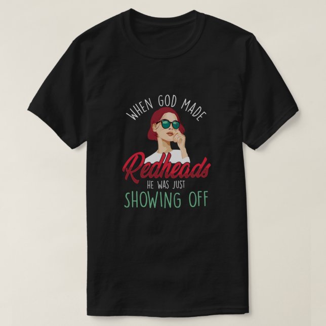 Camiseta Red Hair Ginger Fales Gi (Diseño del anverso)