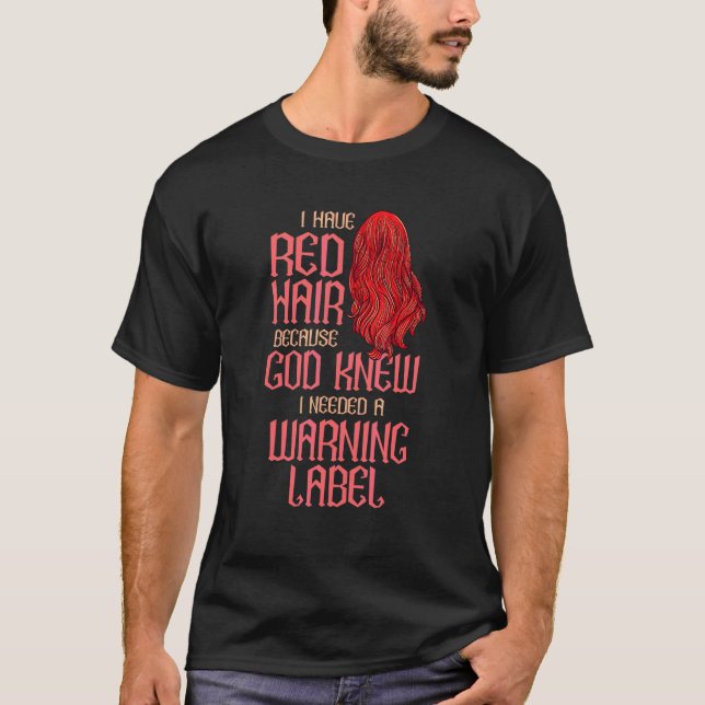 Camiseta Red Haired Red Hair Redhead (Anverso)