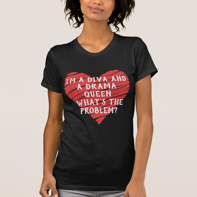 Camiseta Red Happy heart romance graphic (Anverso)
