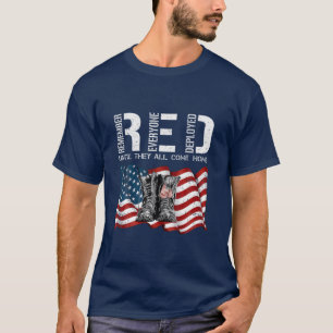 Camiseta RED Hasta Que Todos Vengan A Casa Veteranos